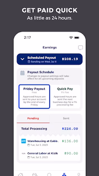 Bacon - Flexible Work App Screenshot 3 - AppWisp.com Bacon - Flexible Work App Screenshot 3 - AppWisp.com