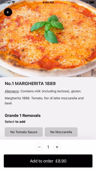 Pizza 1889 Screenshot 4 - AppWisp.com Pizza 1889 Screenshot 4 - AppWisp.com