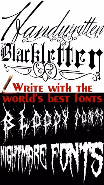 Tattoo Font Designer Screenshot 1 - AppWisp.com Tattoo Font Designer Screenshot 1 - AppWisp.com
