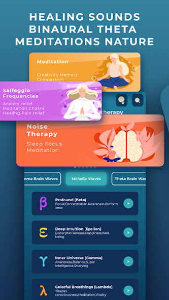 Healing Sounds & Sound Therapy Screenshot 1 - AppWisp.com Healing Sounds & Sound Therapy Screenshot 1 - AppWisp.com