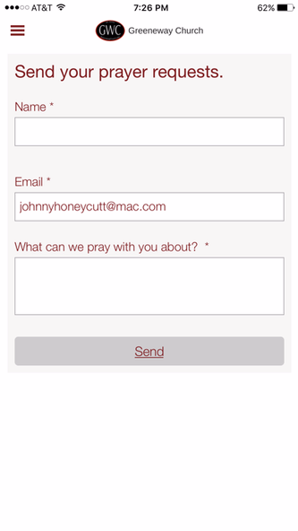 Greeneway Church Screenshot 3 - AppWisp.com Greeneway Church Screenshot 3 - AppWisp.com