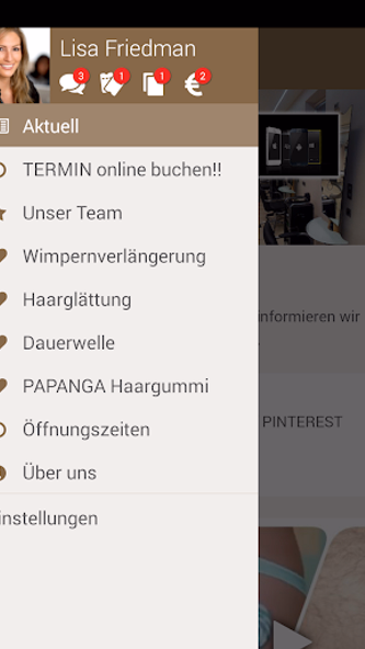 Salon Meier - Ihr Friseur Screenshot 2 - AppWisp.com Salon Meier - Ihr Friseur Screenshot 2 - AppWisp.com