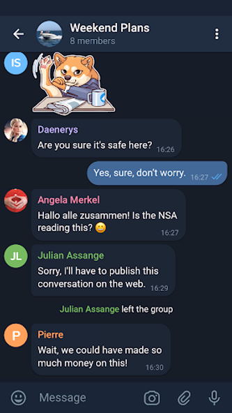 Telegram X Screenshot 2 - AppWisp.com Telegram X Screenshot 2 - AppWisp.com