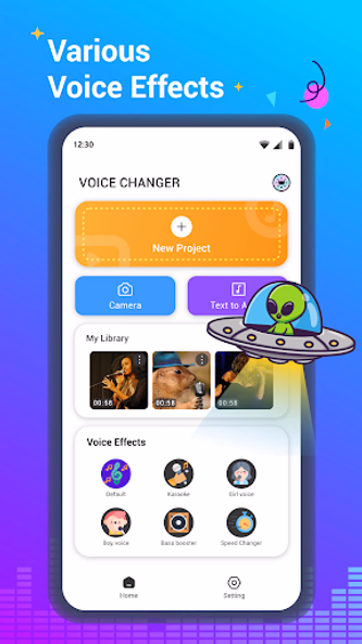 Voice Changer - Audio Effects Screenshot 2 - AppWisp.com Voice Changer - Audio Effects Screenshot 2 - AppWisp.com