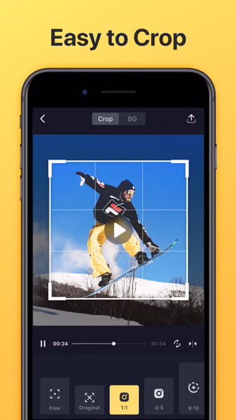 Crop Video - Video Cropper App Screenshot 1 - AppWisp.com Crop Video - Video Cropper App Screenshot 1 - AppWisp.com