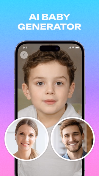 AI Baby Generator: Face Maker Screenshot 1 - AppWisp.com AI Baby Generator: Face Maker Screenshot 1 - AppWisp.com