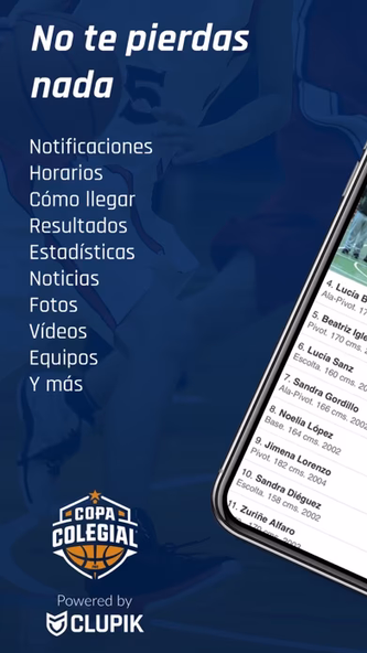 Copa Colegial Screenshot 2 - AppWisp.com Copa Colegial Screenshot 2 - AppWisp.com