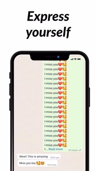 Text Repeater: Repeat Text App Screenshot 2 - AppWisp.com Text Repeater: Repeat Text App Screenshot 2 - AppWisp.com