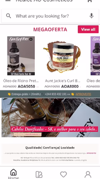Realce AO Cosméticos Screenshot 1 - AppWisp.com Realce AO Cosméticos Screenshot 1 - AppWisp.com