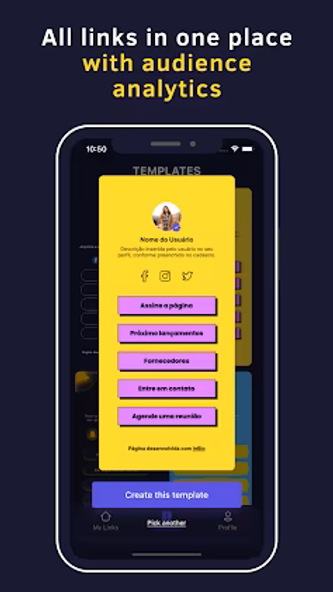 Link in bio creator Screenshot 3 - AppWisp.com Link in bio creator Screenshot 3 - AppWisp.com