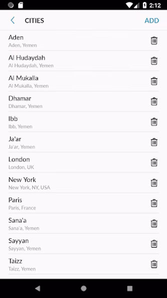 Yemen Weather Screenshot 4 - AppWisp.com Yemen Weather Screenshot 4 - AppWisp.com