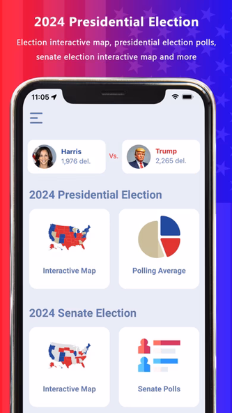 Presidential & US Election App Screenshot 1 - AppWisp.com Presidential & US Election App Screenshot 1 - AppWisp.com