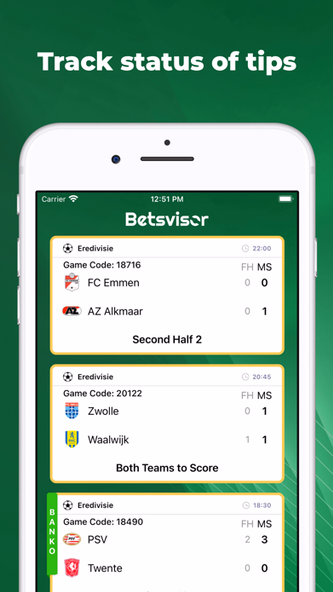 Betsvisor Tip Advisor Screenshot 3 - AppWisp.com Betsvisor Tip Advisor Screenshot 3 - AppWisp.com
