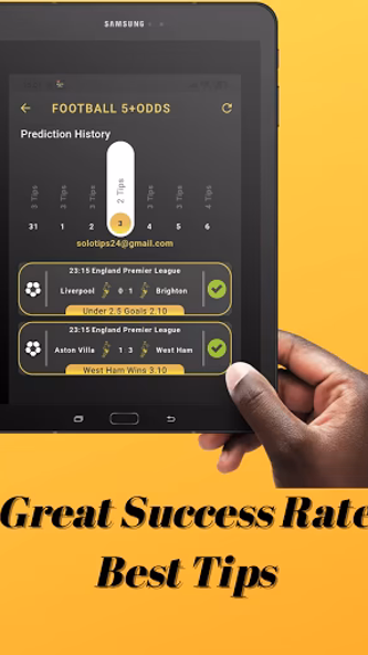 Solo Tips Bet Screenshot 1 - AppWisp.com Solo Tips Bet Screenshot 1 - AppWisp.com