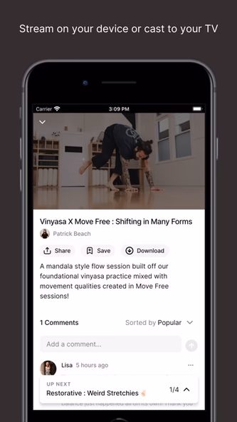Commune Yoga Screenshot 3 - AppWisp.com Commune Yoga Screenshot 3 - AppWisp.com
