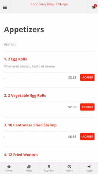 Chop Suey King Chicago Order Screenshot 2 - AppWisp.com Chop Suey King Chicago Order Screenshot 2 - AppWisp.com