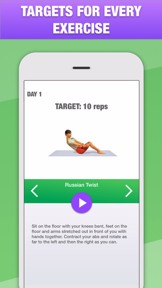 5 Minute Home Workout Screenshot 2 - AppWisp.com 5 Minute Home Workout Screenshot 2 - AppWisp.com