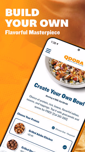 QDOBA Mexican Eats Screenshot 3 - AppWisp.com QDOBA Mexican Eats Screenshot 3 - AppWisp.com