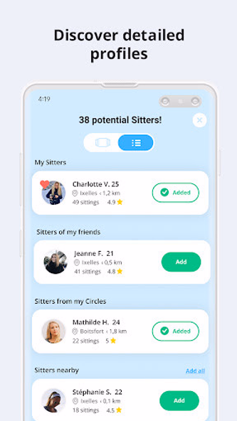 Bsit, the babysitting app Screenshot 3 - AppWisp.com Bsit, the babysitting app Screenshot 3 - AppWisp.com