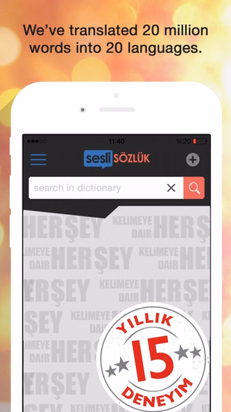 Sesli Sozluk Dictionary Screenshot 1 - AppWisp.com Sesli Sozluk Dictionary Screenshot 1 - AppWisp.com