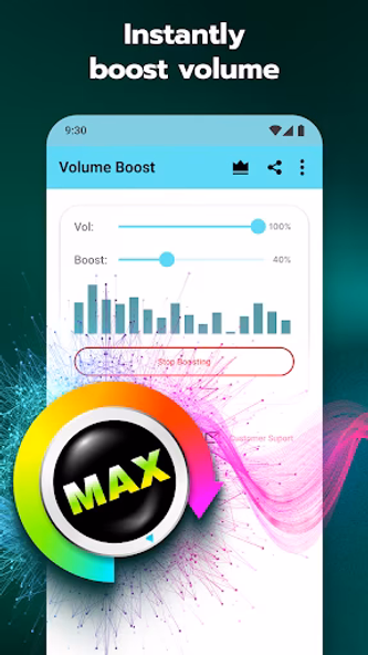 Volume Booster for Android Screenshot 3 - AppWisp.com Volume Booster for Android Screenshot 3 - AppWisp.com