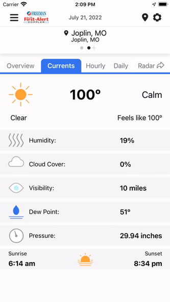 Weather KSN16 KODE12 Screenshot 3 - AppWisp.com Weather KSN16 KODE12 Screenshot 3 - AppWisp.com