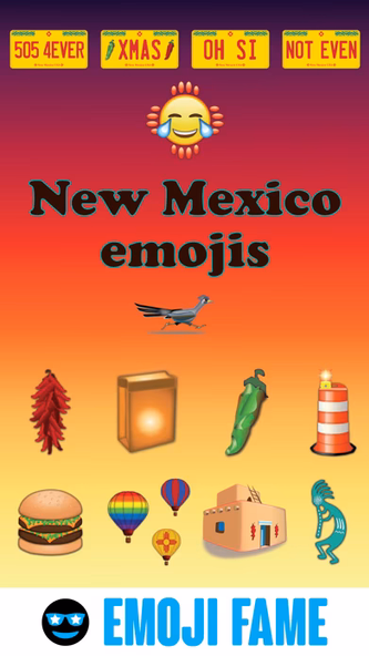 New Mexico by Emoji Fame Screenshot 1 - AppWisp.com New Mexico by Emoji Fame Screenshot 1 - AppWisp.com