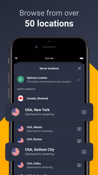 AVG Secure VPN & Proxy server Screenshot 2 - AppWisp.com AVG Secure VPN & Proxy server Screenshot 2 - AppWisp.com