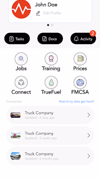 Driver Pulse by Tenstreet Screenshot 2 - AppWisp.com Driver Pulse by Tenstreet Screenshot 2 - AppWisp.com