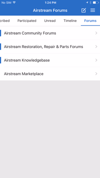 Airstream Forums Screenshot 1 - AppWisp.com Airstream Forums Screenshot 1 - AppWisp.com