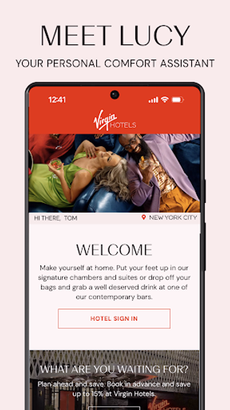 Virgin Hotels App - Lucy Screenshot 2 - AppWisp.com Virgin Hotels App - Lucy Screenshot 2 - AppWisp.com