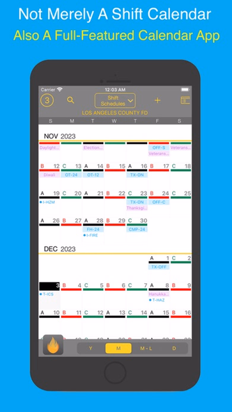 FireSync Shift Calendar Screenshot 1 - AppWisp.com FireSync Shift Calendar Screenshot 1 - AppWisp.com