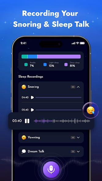 Sleep Tracker: White Noise Screenshot 2 - AppWisp.com Sleep Tracker: White Noise Screenshot 2 - AppWisp.com