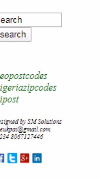 NIGERIA ZIP CODES Screenshot 2 - AppWisp.com NIGERIA ZIP CODES Screenshot 2 - AppWisp.com