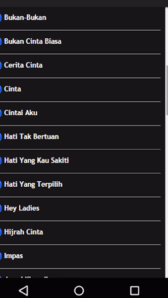 Koleksi Lagu Rossa Screenshot 2 - AppWisp.com Koleksi Lagu Rossa Screenshot 2 - AppWisp.com