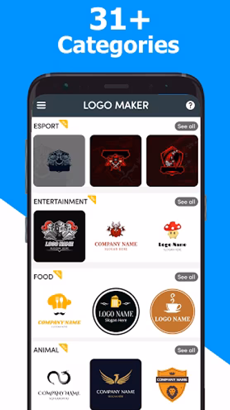 Logo Maker - Logo Creator Screenshot 1 - AppWisp.com Logo Maker - Logo Creator Screenshot 1 - AppWisp.com