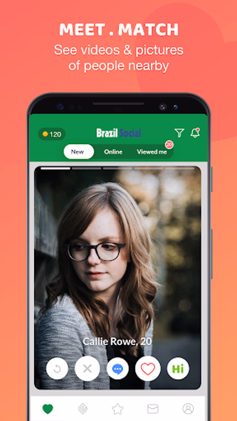 Brazil Social: Date Brazilians Screenshot 1 - AppWisp.com