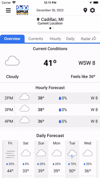 Doppler 9&10 Weather Team Screenshot 2 - AppWisp.com Doppler 9&10 Weather Team Screenshot 2 - AppWisp.com