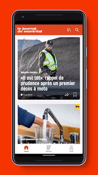 Journal de Montréal Screenshot 2 - AppWisp.com Journal de Montréal Screenshot 2 - AppWisp.com