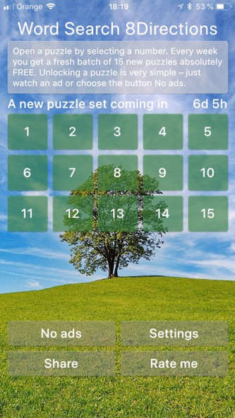 Word Search FUN Screenshot 1 - AppWisp.com Word Search FUN Screenshot 1 - AppWisp.com