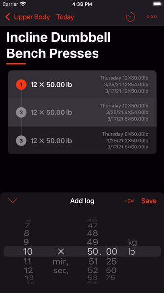 GymBook ・ Strength Training Screenshot 2 - AppWisp.com GymBook ・ Strength Training Screenshot 2 - AppWisp.com
