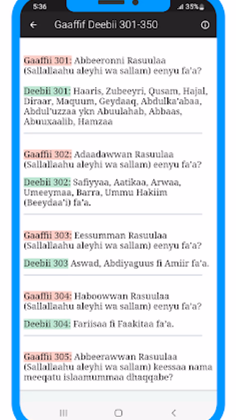 Gaaffif Deebii 440 Seenaa Nabi Screenshot 3 - AppWisp.com Gaaffif Deebii 440 Seenaa Nabi Screenshot 3 - AppWisp.com