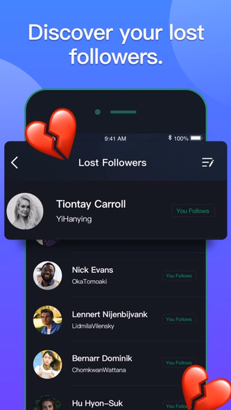 Followers - Tracker Insight Screenshot 4 - AppWisp.com Followers - Tracker Insight Screenshot 4 - AppWisp.com