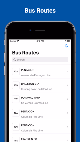 DC Metro & Bus – Schedules Screenshot 1 - AppWisp.com DC Metro & Bus – Schedules Screenshot 1 - AppWisp.com