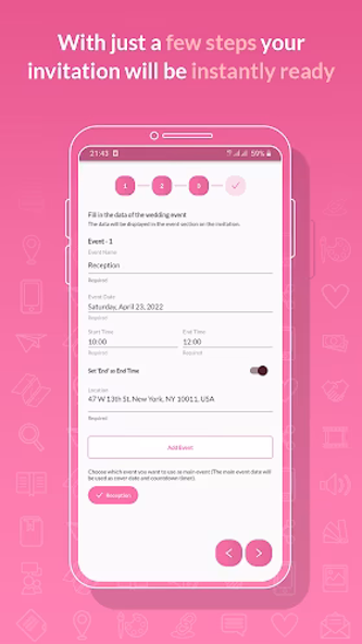 Wedding Invitation Maker Screenshot 2 - AppWisp.com Wedding Invitation Maker Screenshot 2 - AppWisp.com