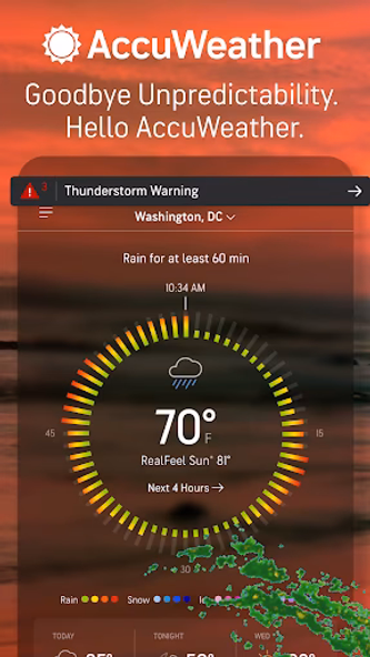 AccuWeather: Weather Radar Screenshot 1 - AppWisp.com AccuWeather: Weather Radar Screenshot 1 - AppWisp.com