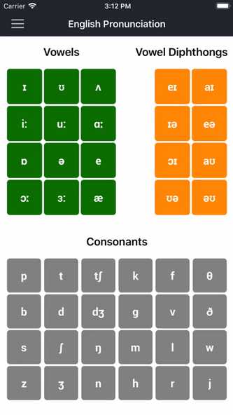 English Pronunciation IPA Screenshot 1 - AppWisp.com