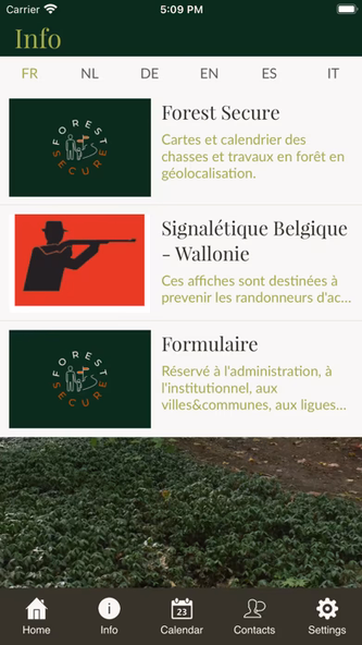 Calendrier des chasses Screenshot 1 - AppWisp.com Calendrier des chasses Screenshot 1 - AppWisp.com