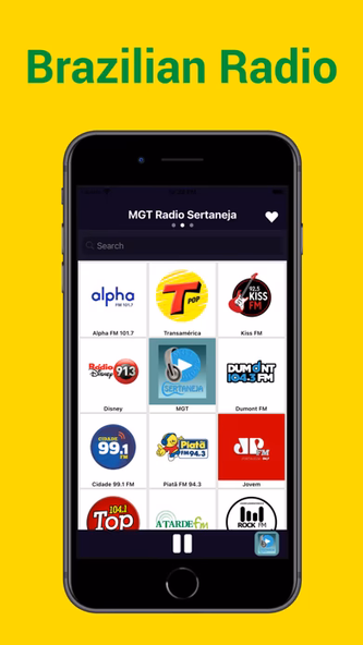 Brasileiras Radio Live FM Screenshot 1 - AppWisp.com Brasileiras Radio Live FM Screenshot 1 - AppWisp.com