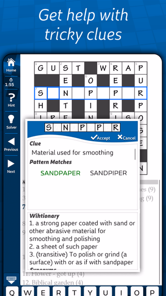 Astraware Crosswords Screenshot 2 - AppWisp.com Astraware Crosswords Screenshot 2 - AppWisp.com